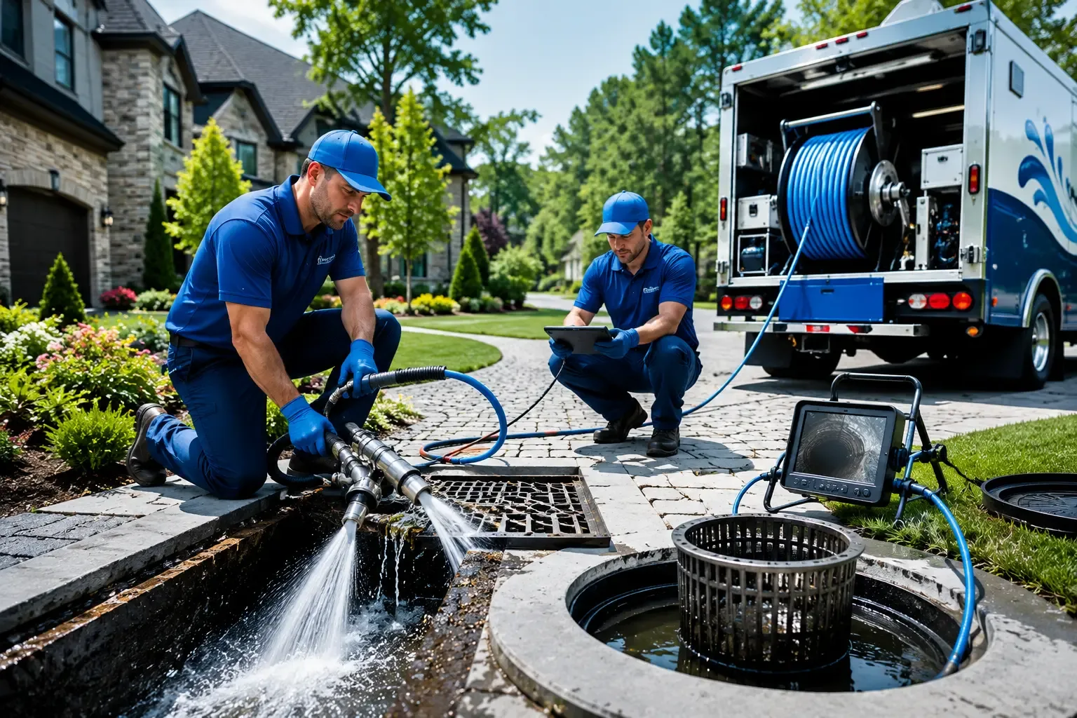 Local outdoor drain cleaning professionals in Mathis, TX