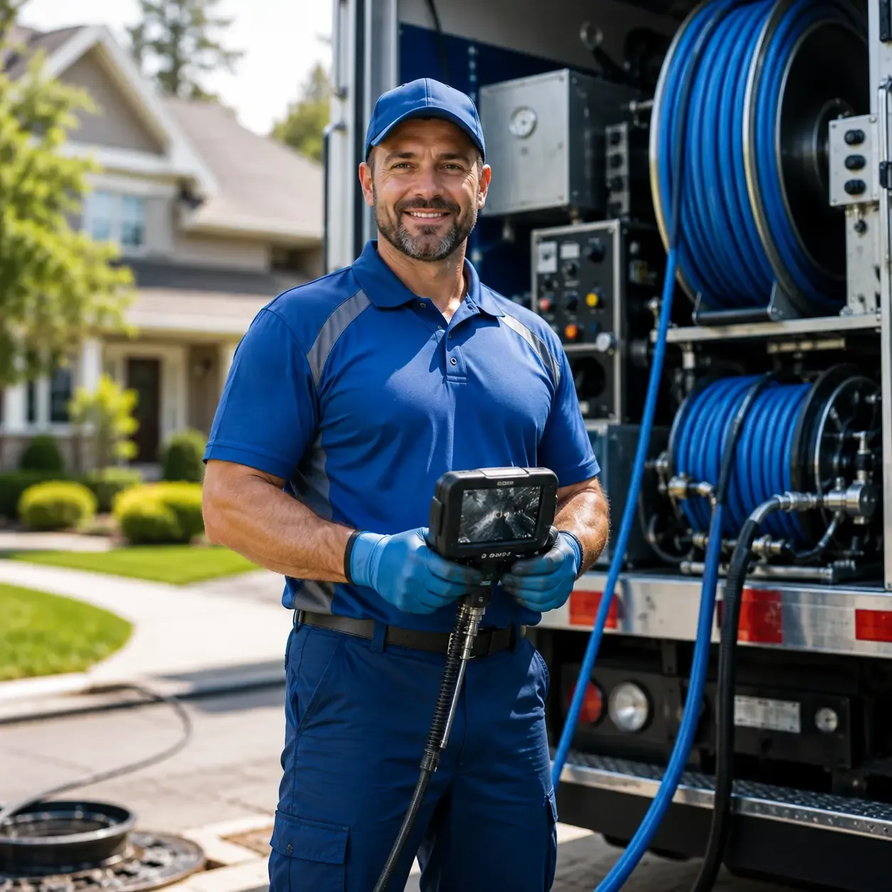 Local outdoor drain cleaning specialists in Mathis, TX